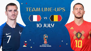 belgium national football team vs france national football team lineups