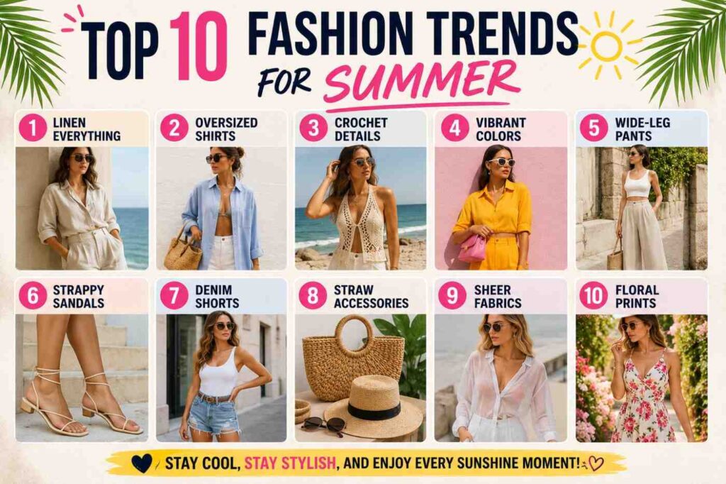 Top 10 Fashion Trends for Summer