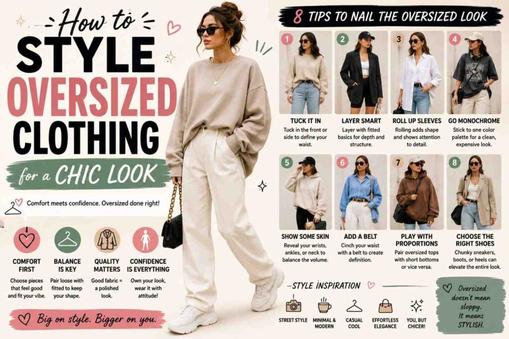 How to Style Oversized Clothing for a Chic Look