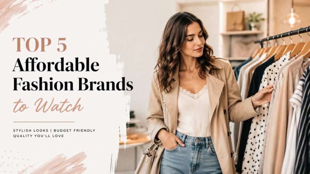 Top 5 Affordable Fashion Brands to Watch